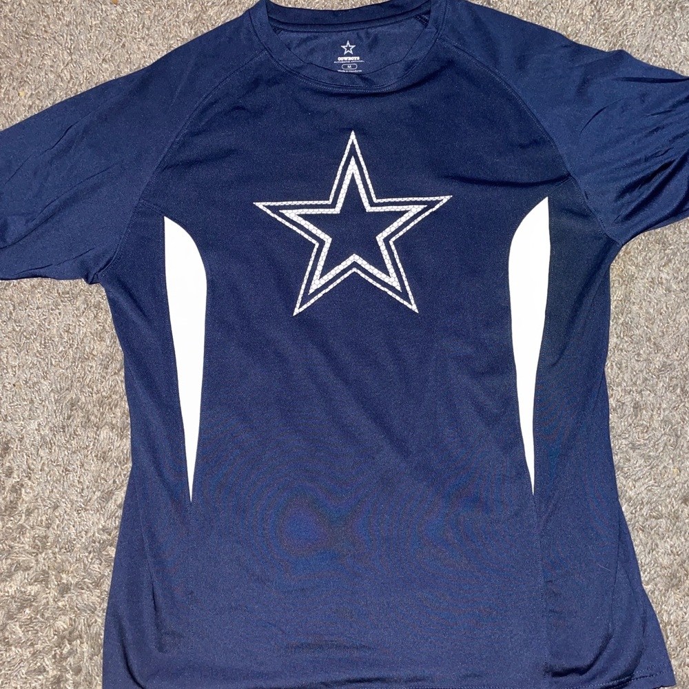Authentic Dallas cowboys tee M mens blue